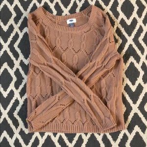 Old navy sweater, light brown